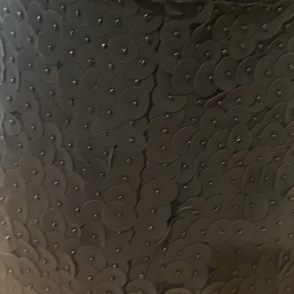 St. John Couture Black dress with micro hand sewn dots sized 4 - Picture 6 of 11